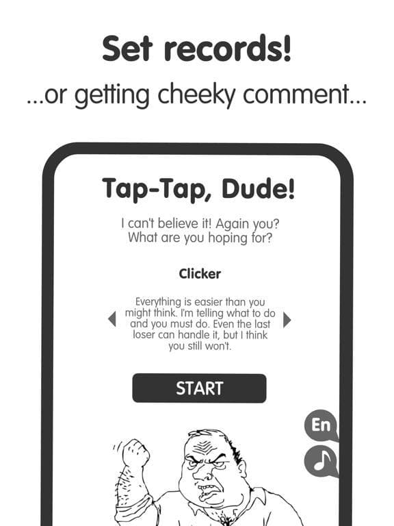 Tap-tap, Dude! Hard IQ Clicker screenshot 2