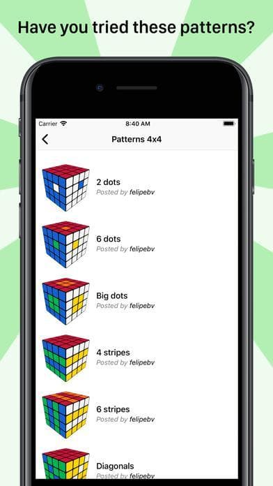 Patterns for Magic Cube screenshot 4
