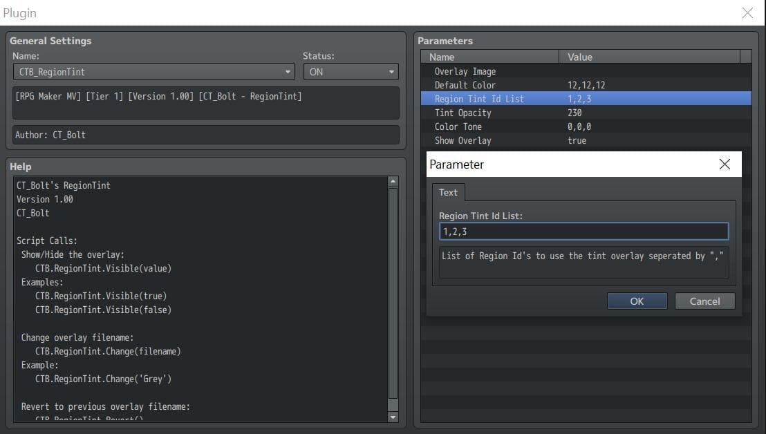 [RMMV] Region Tint Overlay [v1.02] screenshot 3