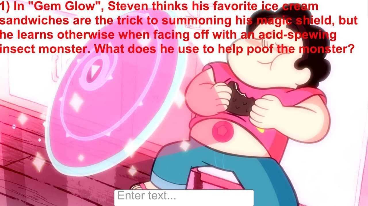 Steven Universe Trivia Game