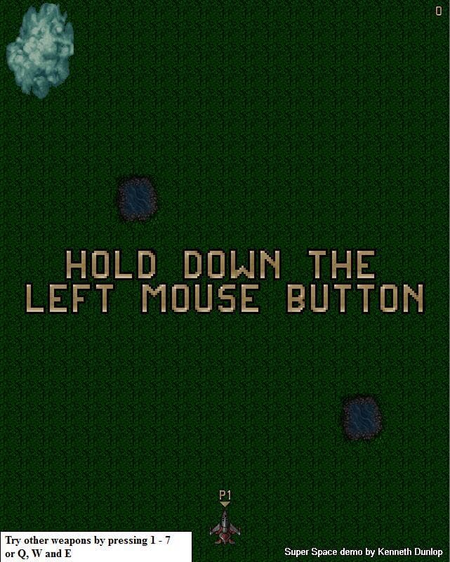 Super Space prototype screenshot 2