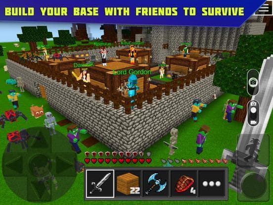 Planet of Cubes Survival Craft screenshot 2