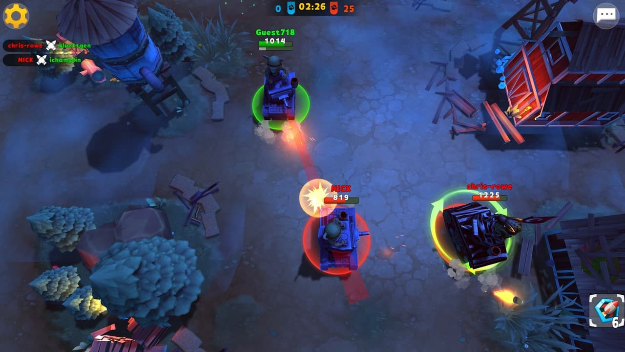 Zoo War: 3v3 Tank Online Games screenshot 4