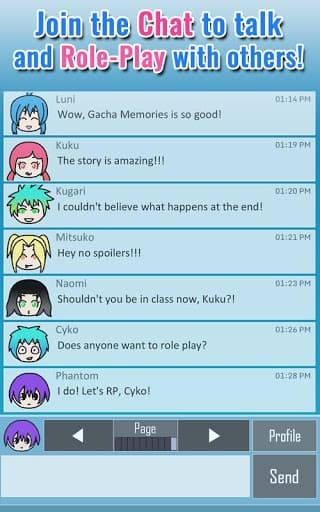 Gacha Memories - Anime Visual Novel