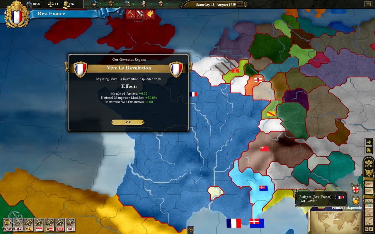 Europa Universalis III: Napoleons Ambition screenshot 6
