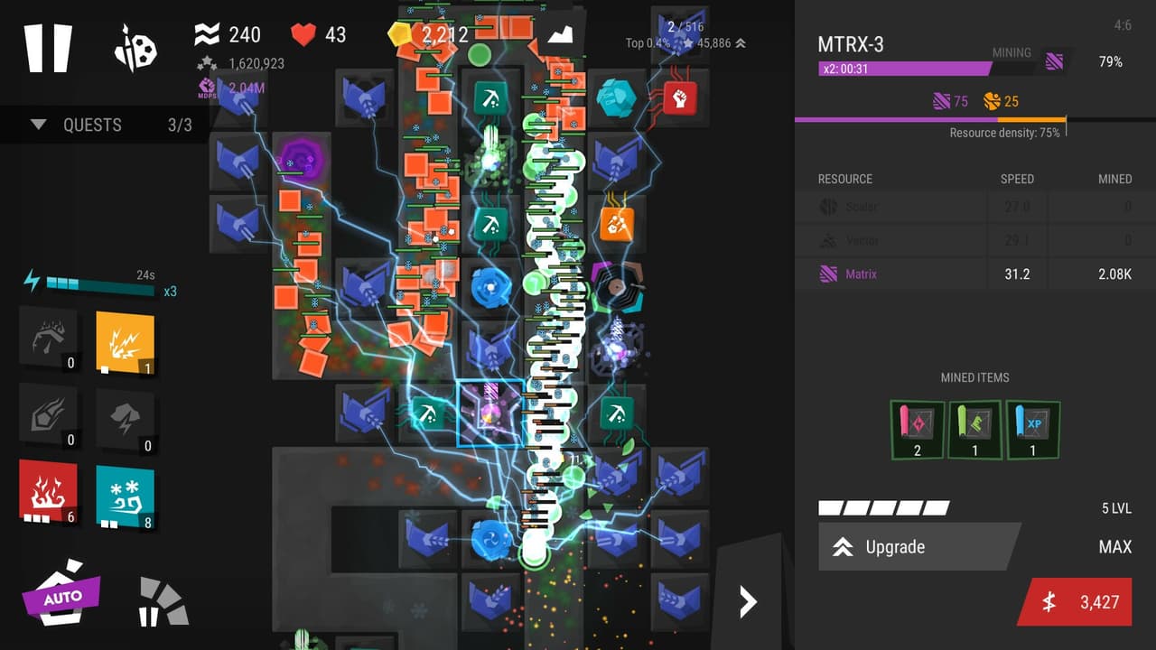 Infinitode 2 - Infinite Tower Defense screenshot 5