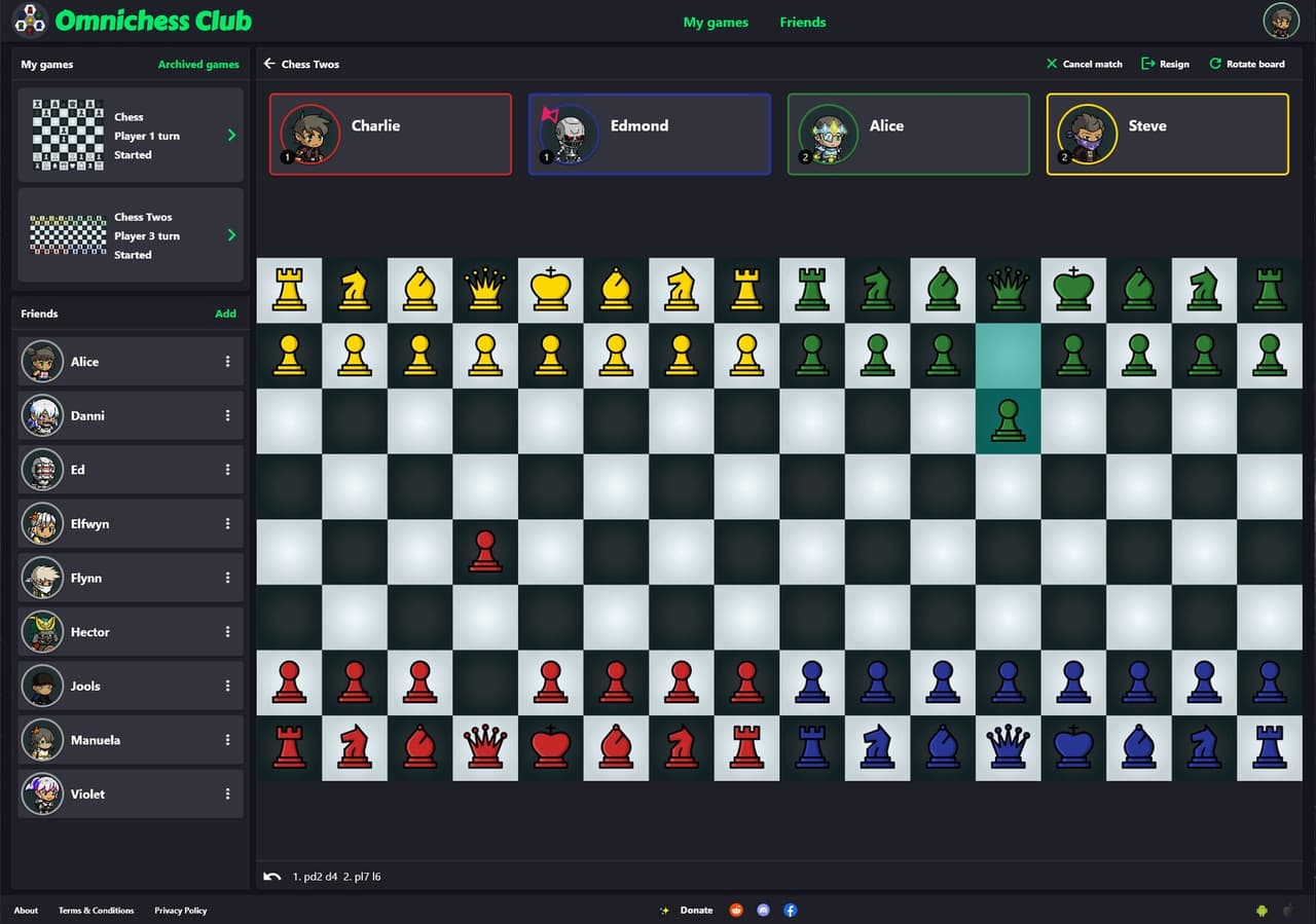 Chess Variants - Omnichess screenshot 2