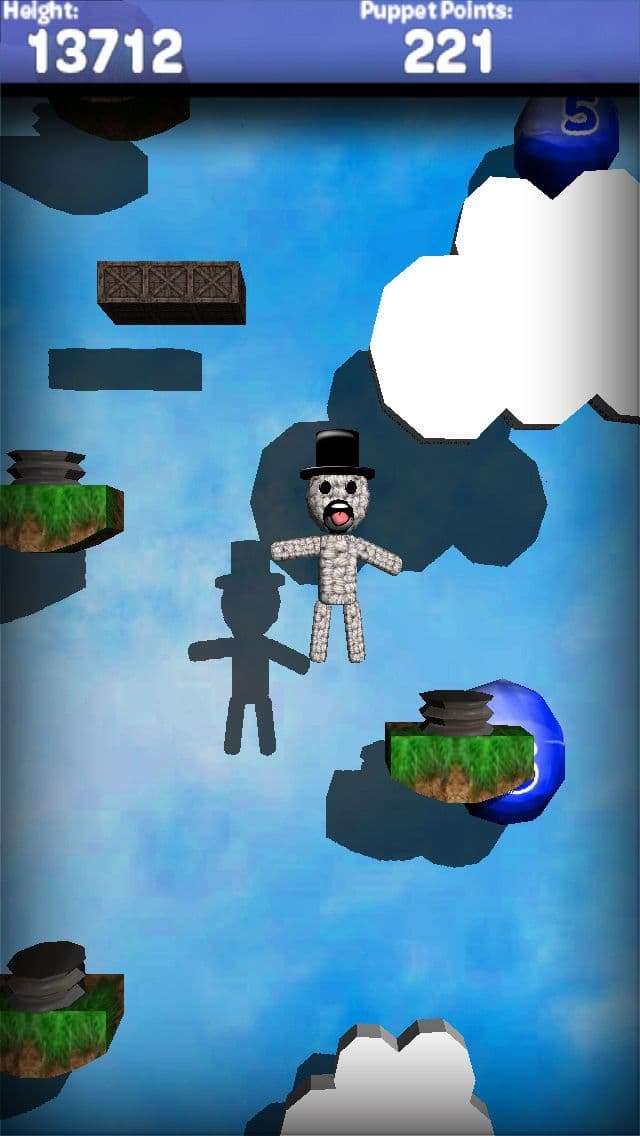 Puppet Jump 3D Lite (bluetooth + internet multiplayer) screenshot 4
