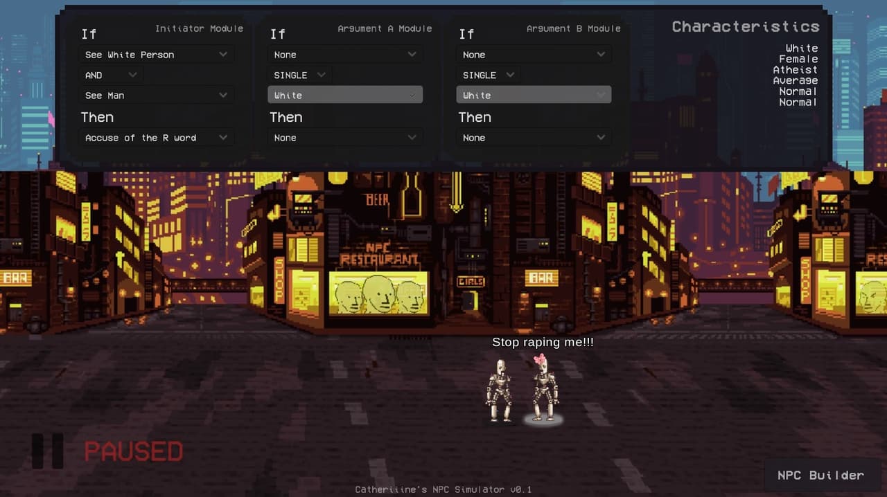 Catheriiines NPC Simulator