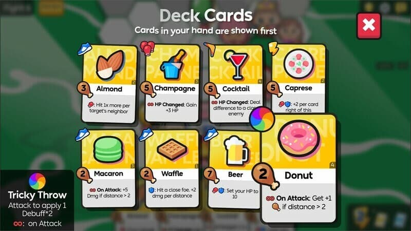 Food Fight Fiesta: Multi-Use Cards screenshot 3