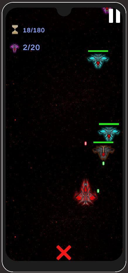 Ship in Space 2d