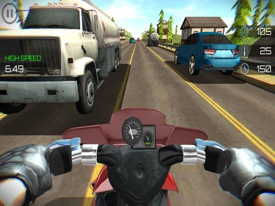 Highway Moto Traffic Rider