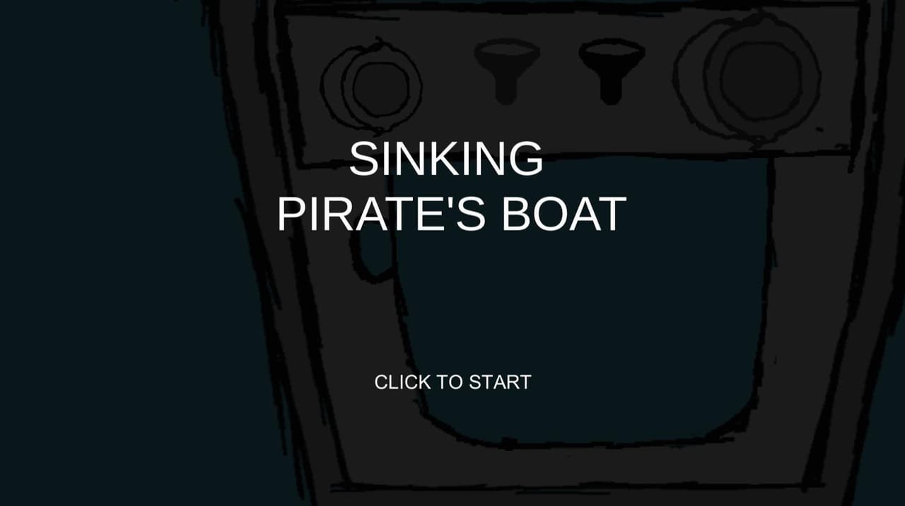 Pirates Boat is Sinking