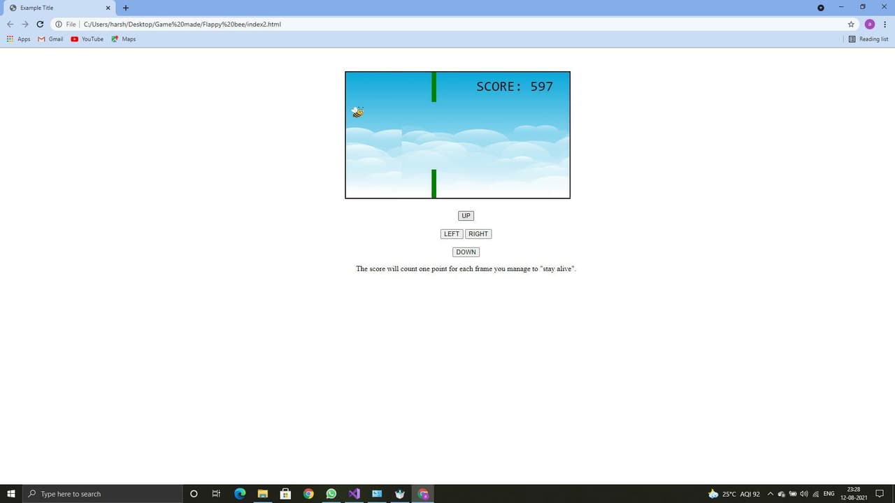 Flappy Bee (itch) (HASH3498) screenshot 4