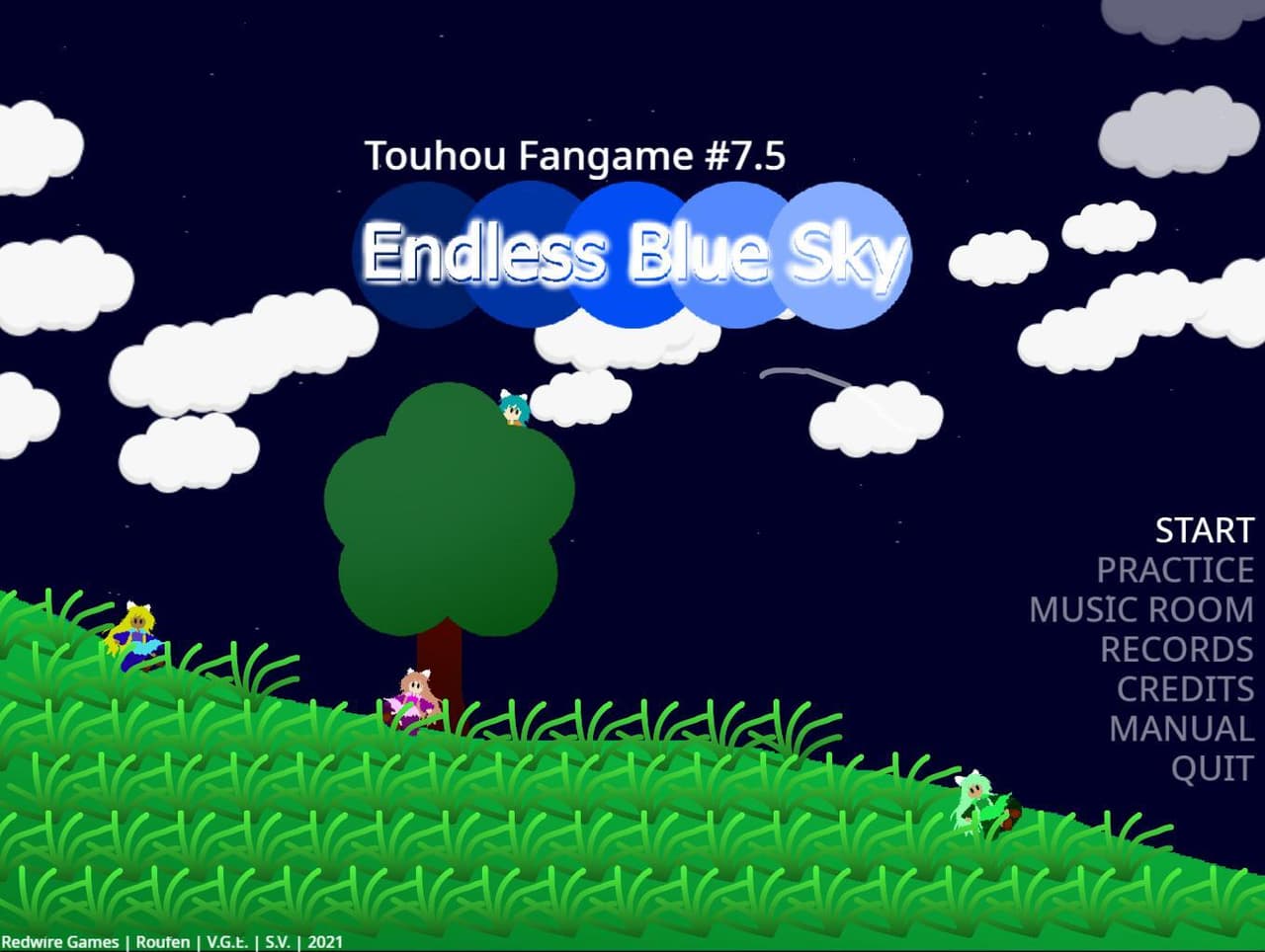 Touhou Fangame ~ Endless Blue Sky screenshot 2