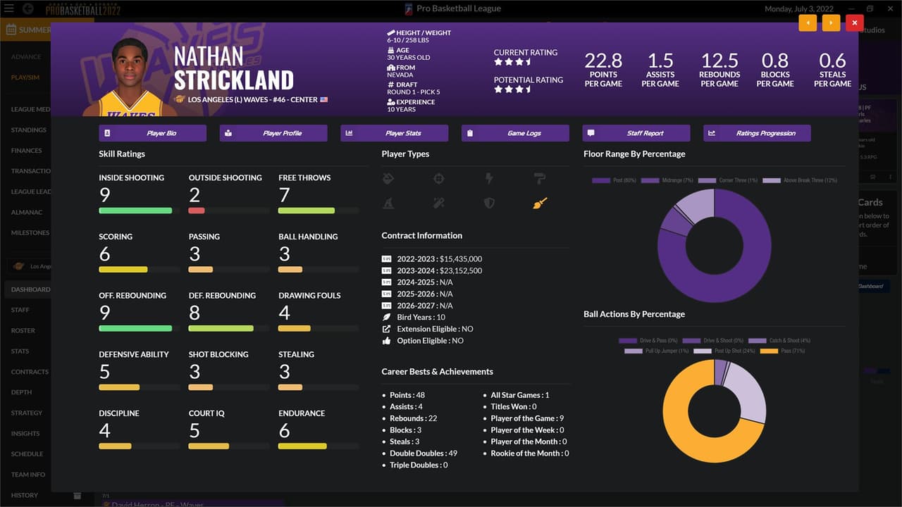 Draft Day Sports: Pro Basketball 2022 screenshot 4
