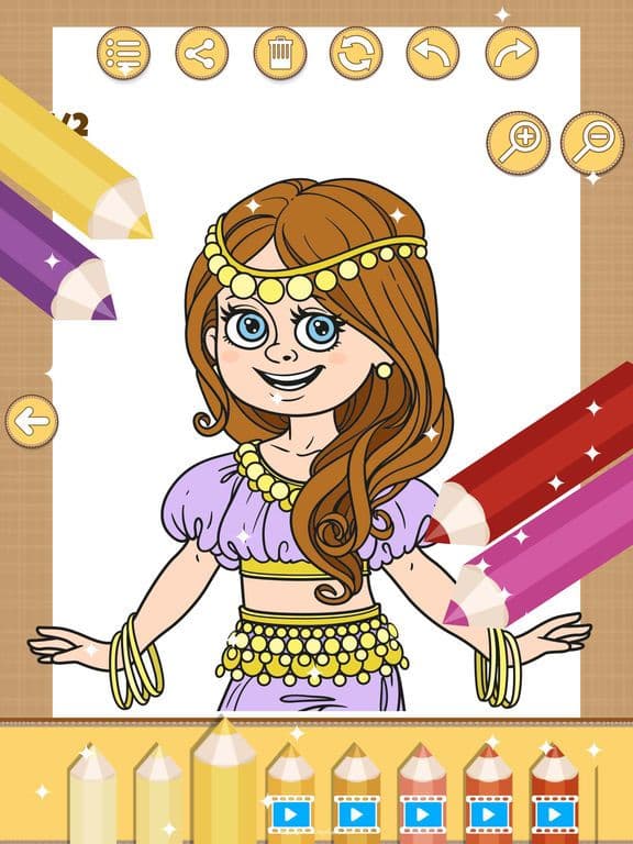 Color My Sweet Little Princess
