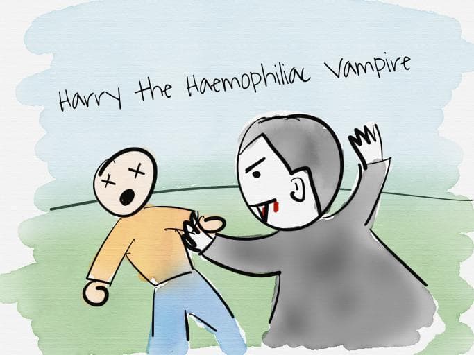 Harry The Haemophiliac Vampire