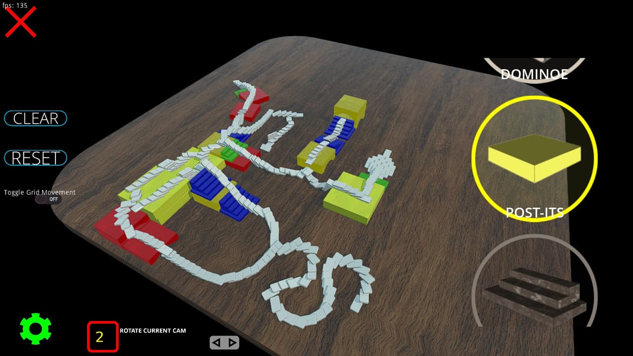 Dominoes3D Simulator