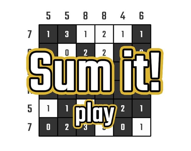 Sum It! Logic Puzzle Game