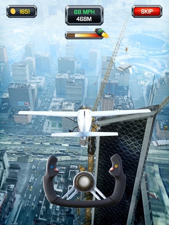Crazy Plane Landing