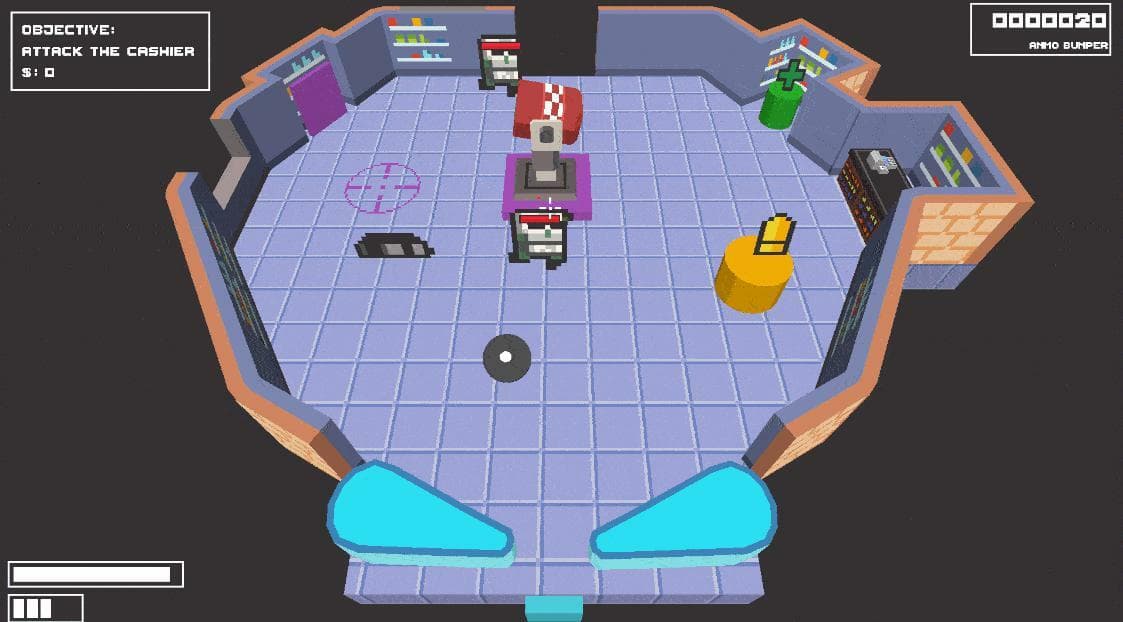 Pinball With Gun screenshot 3