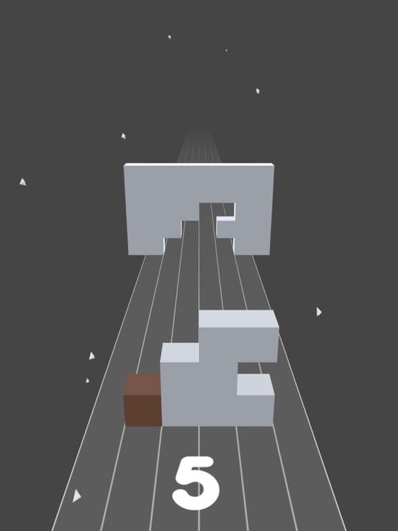 Fill the hole - Roll the cube to the left or right