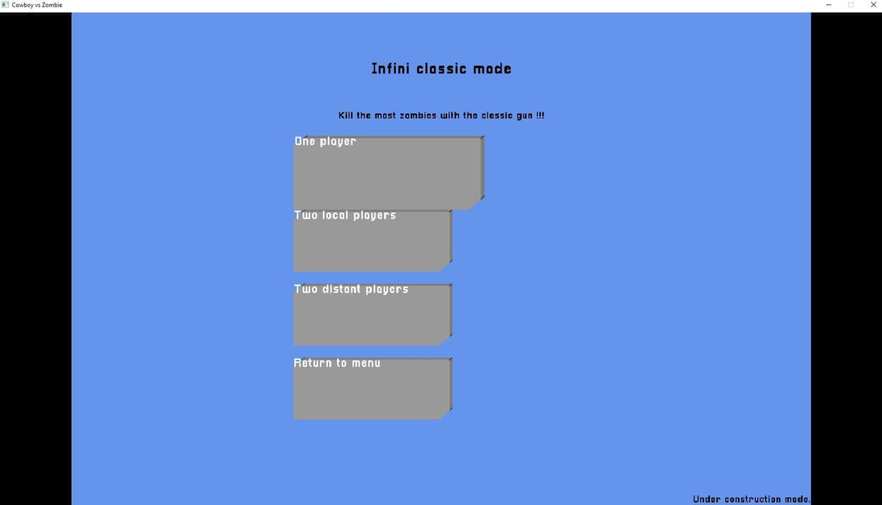 Cowboy versus Zombies, MigthyCode version screenshot 3