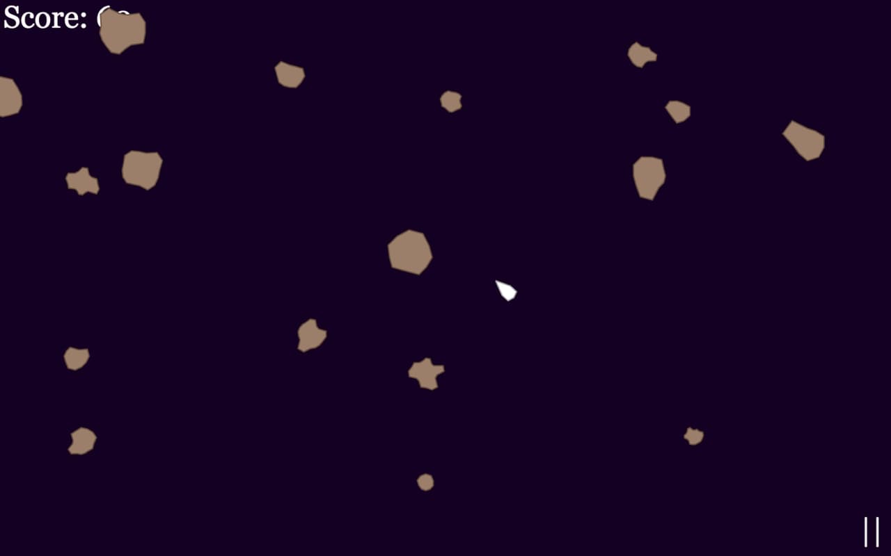 Asteroids game screenshot 4