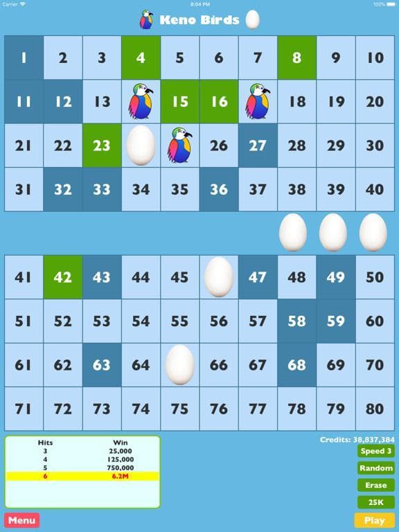 Keno Birds screenshot 2
