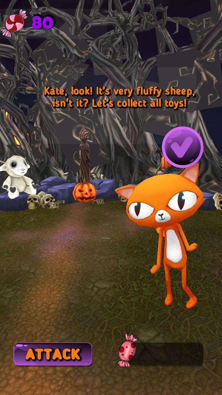 Halloween Cat Runner screenshot 3