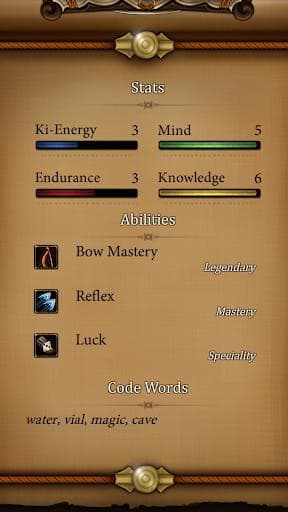 Hwarang & Kumiho Gamebook RPG screenshot 5
