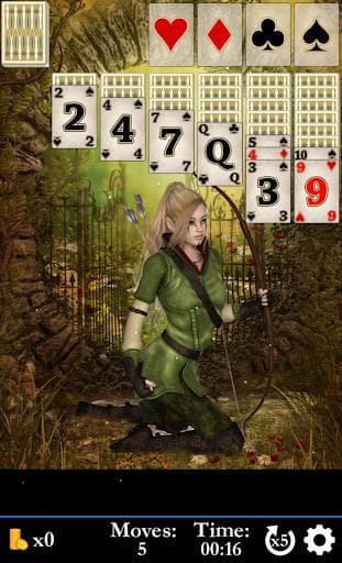 Hidden Solitaire Elven Woods - Free Card Game screenshot 5