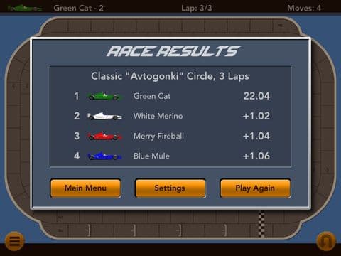 Autoracing Board Game