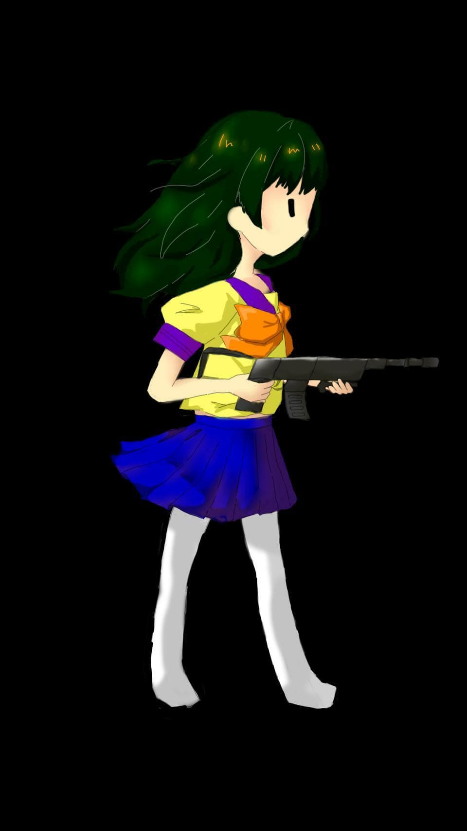 妹子爆射怪獸