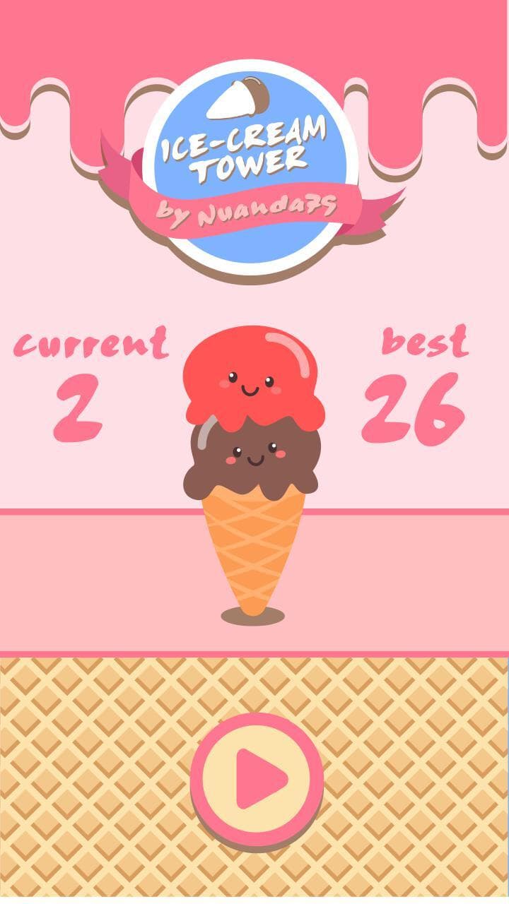 Ice-cream tower