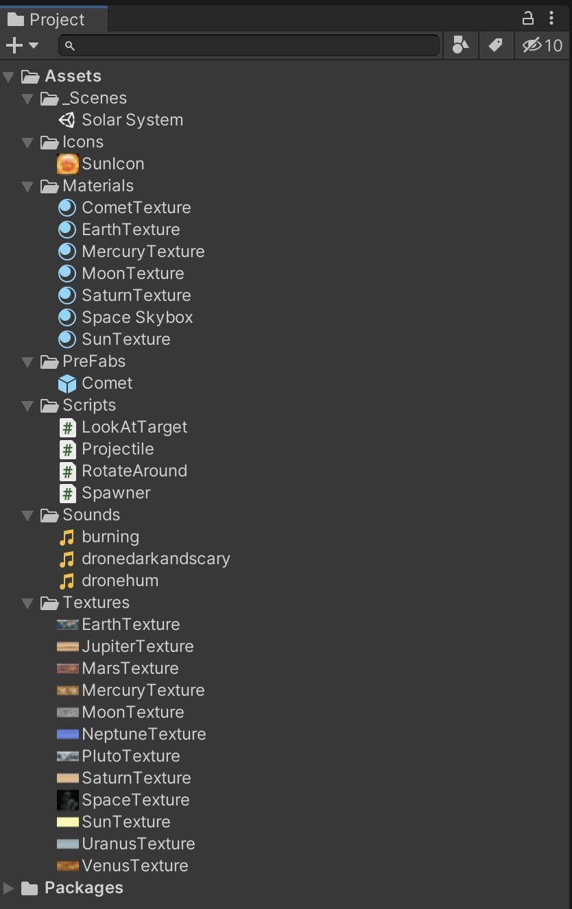 Solar System Project (bthedesigner)