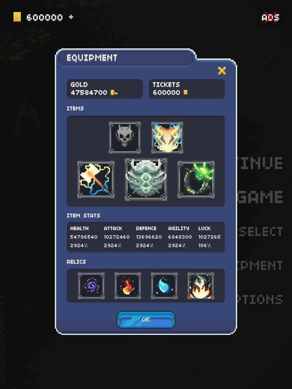 Heros Quest: Automatic RPG screenshot 3