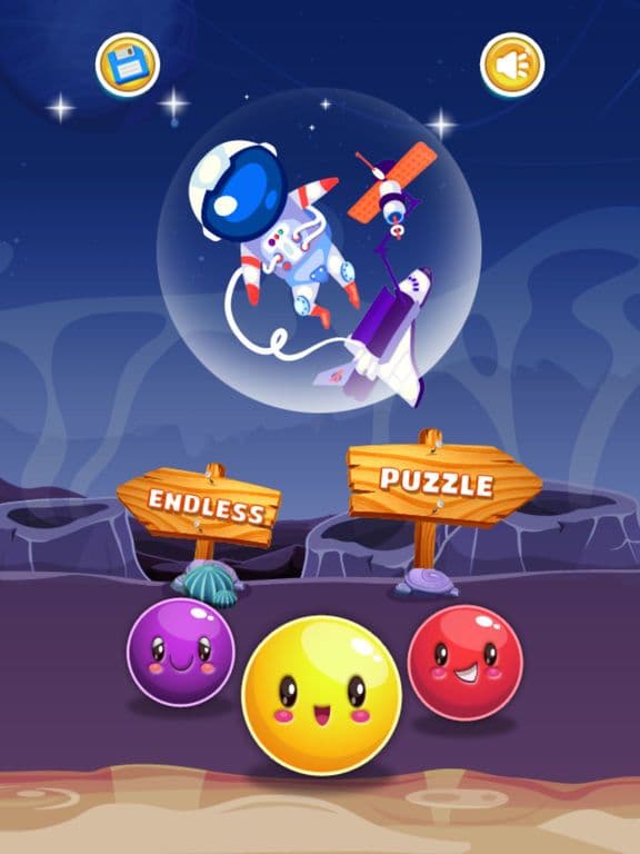 Spaceman Bubble Float - PRO - out of this world pop shooter screenshot 2