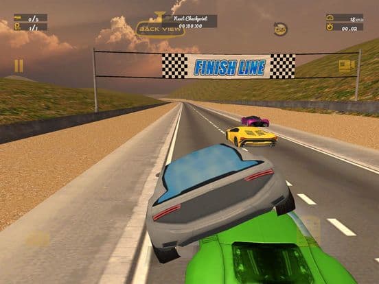 3D Hybrid Concept Car Racing Challenge screenshot 4