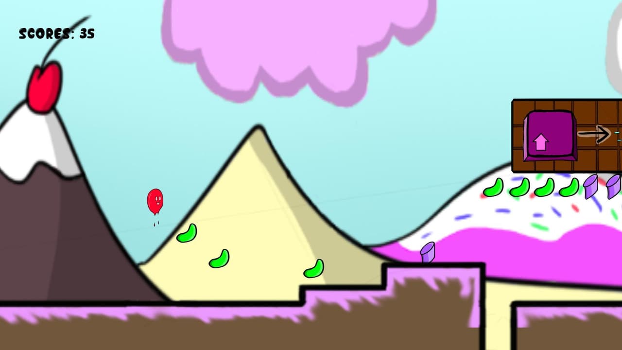 Running through the land of candy screenshot 2