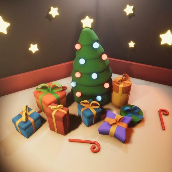 Grabbit Christmas Scene