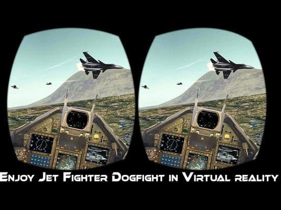 VR Jet Fighter Combat Flight simulator game Best screenshot 3
