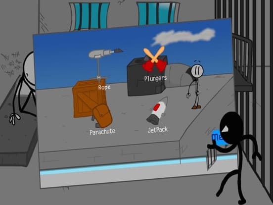 Stickman Prison Escape Sim screenshot 3