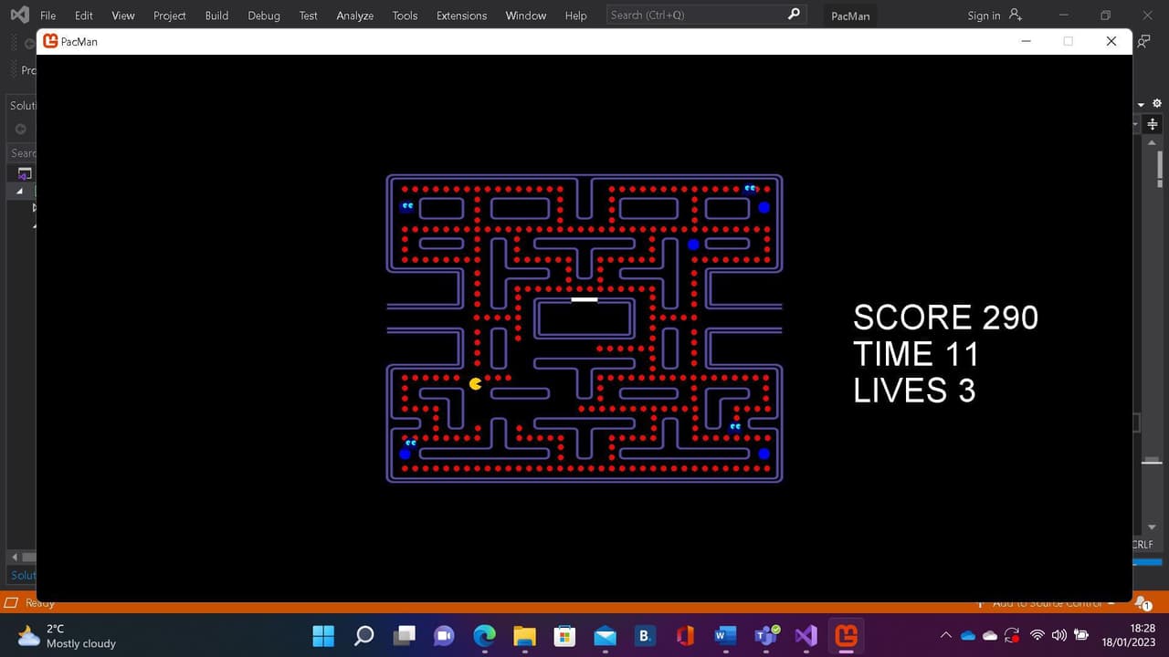 Pacman Copy Cat C# screenshot 2