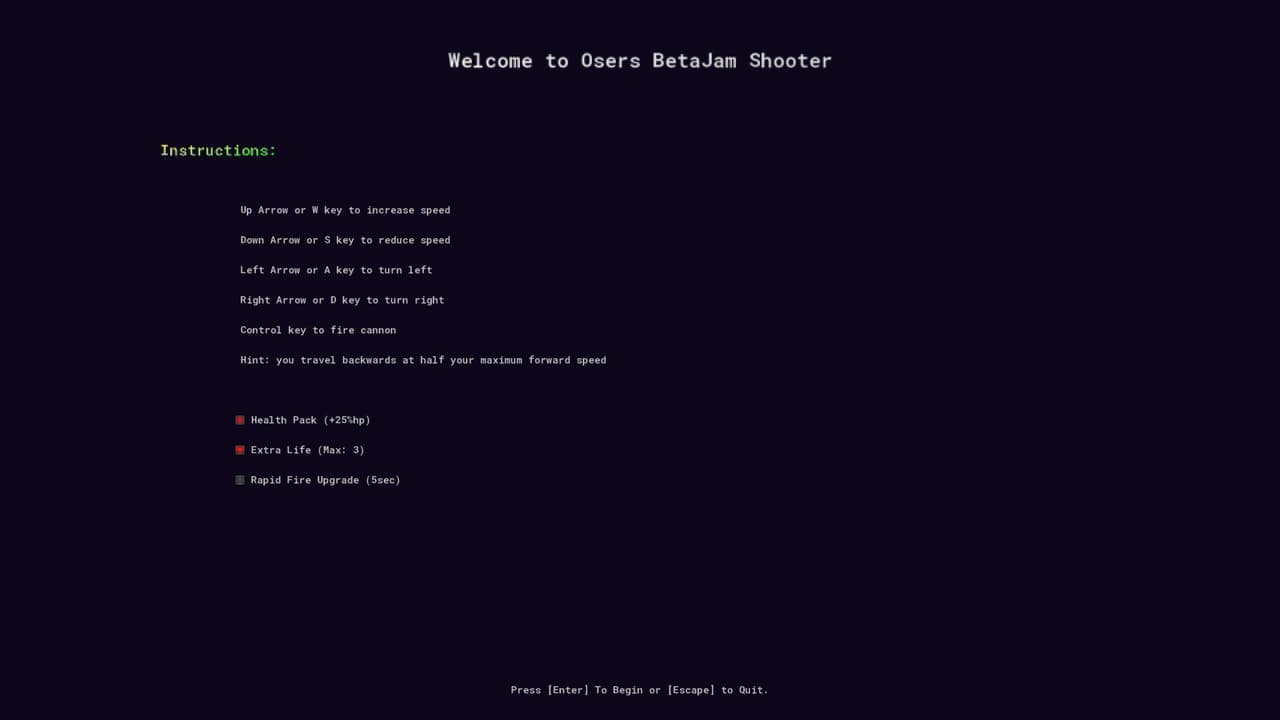 Osers BetaJam Shooter screenshot 2