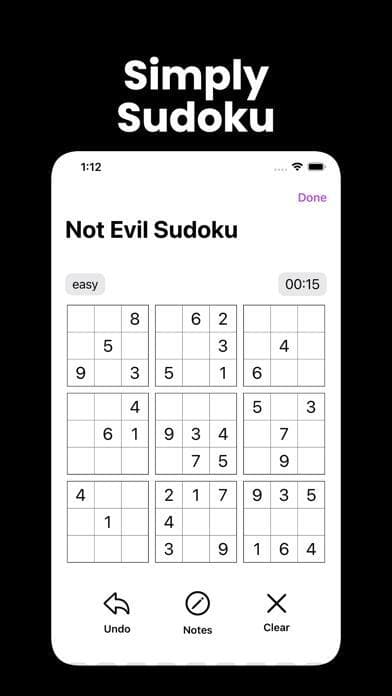 Not Evil Sudoku screenshot 2