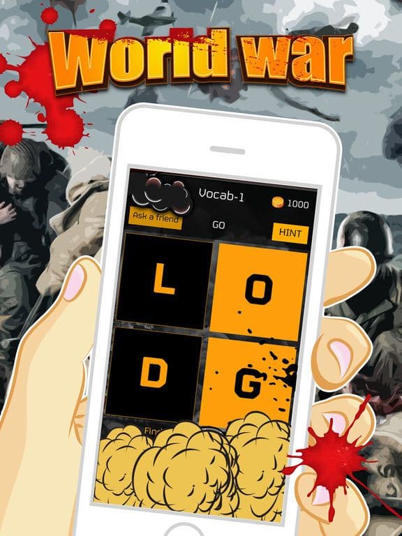 Words Brain for World War Puzzles Games screenshot 2