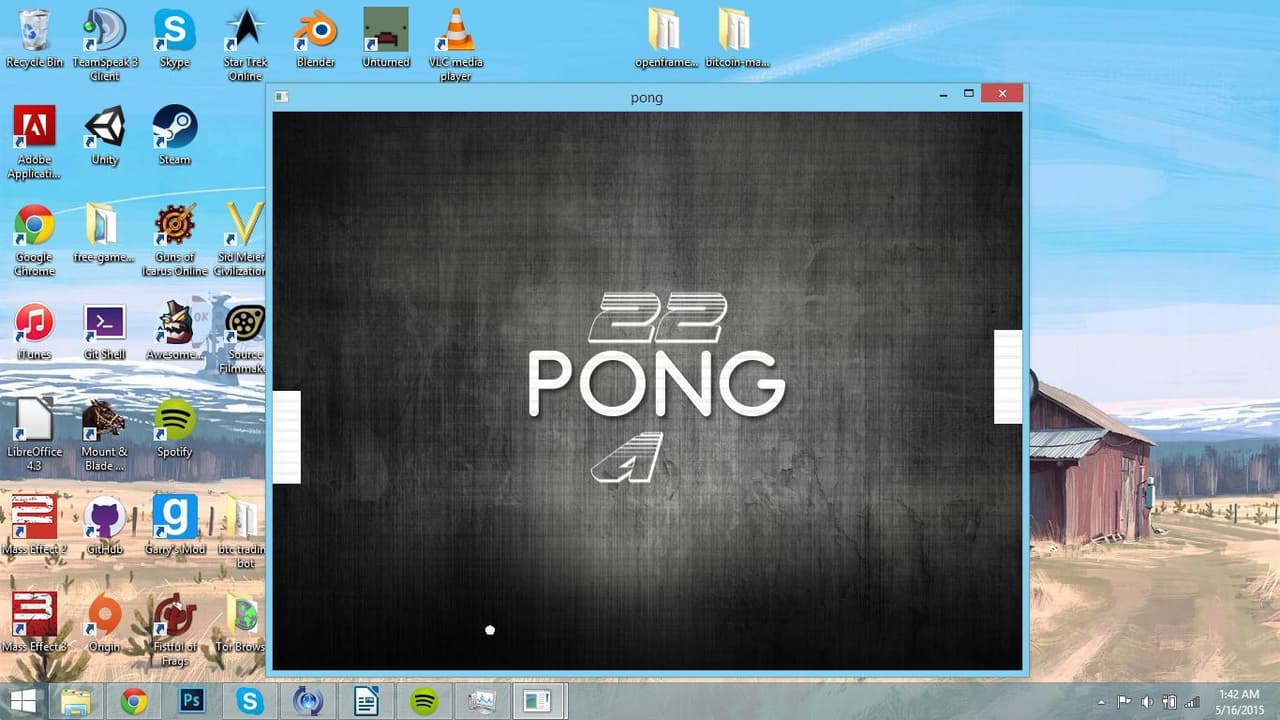 Pong (itch) (S.A.L.S.A) screenshot 2