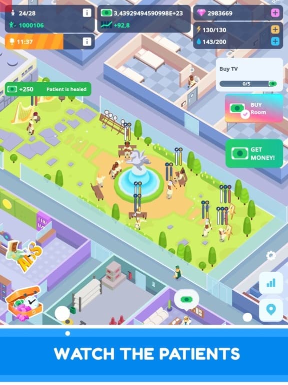 Idle Mental Hospital Tycoon screenshot 3